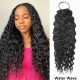 Lite Edition|Curly Miracle Knots Natural Black Feather Crochet Human Hair|Lightweight Crochet Weave Hair Extension Lite Edition|Curly Miracle Knots Natural Black Feather Crochet Human Hair|Lightweight Crochet Weave Hair Extension