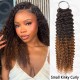 Lite Edition|Curly Miracle Knots T2/30 Feather Crochet Human Hair|Lightweight Crochet Weave Hair Extension Lite Edition|Curly Miracle Knots T2/30 Feather Crochet Human Hair|Lightweight Crochet Weave Hair Extension