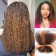 Multi-Color Combo Afro Kinky Bulk Human Hair Extensions For Braiding Dreadlock Multi-Color Combo Afro Kinky Bulk Human Hair Extensions For Braiding Dreadlock