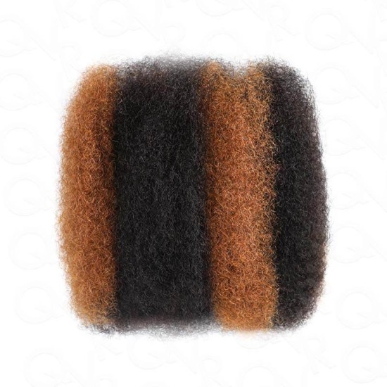 Multi-Color Combo Afro Kinky Bulk Human Hair Extensions For Braiding Dreadlock Multi-Color Combo Afro Kinky Bulk Human Hair Extensions For Braiding Dreadlock