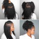 Natural Black Afro kinky Bulk Hair Extensions For Braiding Dreadlock Human Hair Natural Black Afro kinky Bulk Hair Extensions For Braiding Dreadlock Human Hair