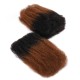 Ombre Brown #T1B/30 Afro kinky Bulk Human Hair for Braiding & Twists Ombre Brown #T1B/30 Afro kinky Bulk Human Hair for Braiding & Twists