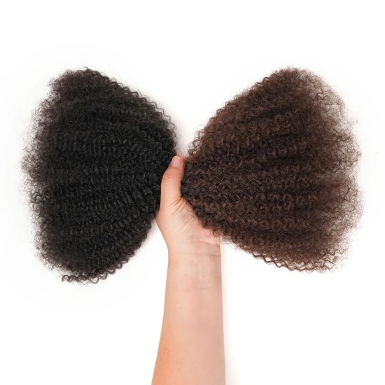 Ombre Brown #T1B/4 Afro kinky Bulk Human Hair Extensions for Braiding & Twists Ombre Brown #T1B/4 Afro kinky Bulk Human Hair Extensions for Braiding & Twists