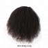 Drawstring Ponytail Afro Kinky Curly #Natural Black Extension Human Hair Ponytail Hairstyle