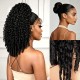 Drawstring Ponytail Burmese Curly #Natural Black Extension Afro Kinky Curly Human Hair Ponytail Hairstyle Drawstring Ponytail Burmese Curly #Natural Black Extension Afro Kinky Curly Human Hair Ponytail Hairstyle