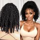 Drawstring Ponytail Burmese Curly #Natural Black Extension Afro Kinky Curly Human Hair Ponytail Hairstyle Drawstring Ponytail Burmese Curly #Natural Black Extension Afro Kinky Curly Human Hair Ponytail Hairstyle