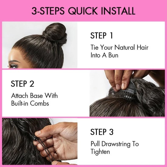 Drawstring Ponytail Burmese Curly #Natural Black Extension Afro Kinky Curly Human Hair Ponytail Hairstyle Drawstring Ponytail Burmese Curly #Natural Black Extension Afro Kinky Curly Human Hair Ponytail Hairstyle