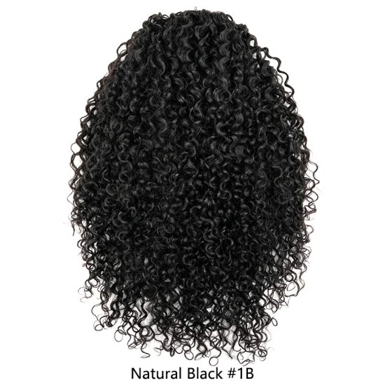 Drawstring Ponytail Twist Curly #Natural Black Extension Human Hair Ponytail Hairstyle Drawstring Ponytail Twist Curly #Natural Black Extension Human Hair Ponytail Hairstyle