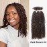 Dark Brown Afro Kinky V Bulk for Kinky Twist Crochet Braiding Hair