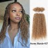 Honey Blonde Afro Kinky V Bulk for Kinky Twist Crochet Braiding Hair