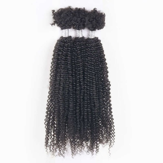 Natural Black Afro Kinky V Bulk Curly Hair for Kinky Twist Crochet Braiding Hair Natural Black Afro Kinky V Bulk Curly Hair for Kinky Twist Crochet Braiding Hair