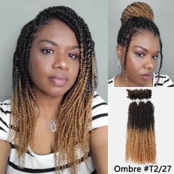 Ombre T2/27 Afro Kinky V Bulk for Kinky Twist Crochet Braiding Hair Ombre T2/27 Afro Kinky V Bulk for Kinky Twist Crochet Braiding Hair