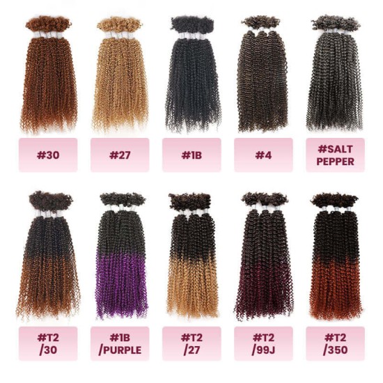 Auburn Brown Afro Kinky V Bulk for Kinky Twist Crochet Braiding Hair Auburn Brown Afro Kinky V Bulk for Kinky Twist Crochet Braiding Hair