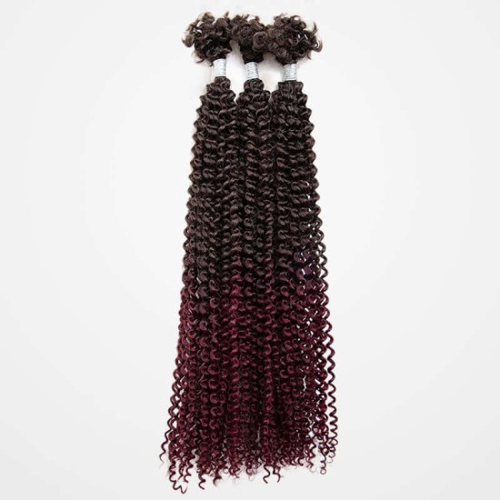Ombre T2/99J Afro Kinky V Bulk for Kinky Twist Crochet Braiding Hair Ombre T2/99J Afro Kinky V Bulk for Kinky Twist Crochet Braiding Hair