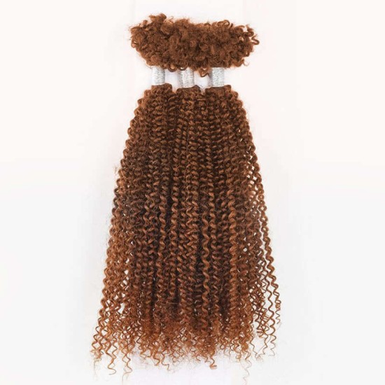 Auburn Brown Afro Kinky V Bulk for Kinky Twist Crochet Braiding Hair Auburn Brown Afro Kinky V Bulk for Kinky Twist Crochet Braiding Hair