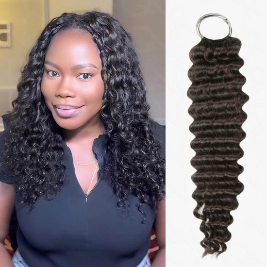 Premium Chinese Hair Deep Wave Virgin Human Crochet Hair Natural Black Machine Made Feather Crochet Hairstyles Premium Chinese Hair Deep Wave Virgin Human Crochet Hair Natural Black Machine Made Feather Crochet Hairstyles
