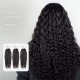 Premium Chinese Hair Water Wave Virgin Human Crochet Hair Natural Black Machine Made Feather Crochet Hairstyles Premium Chinese Hair Water Wave Virgin Human Crochet Hair Natural Black Machine Made Feather Crochet Hairstyles