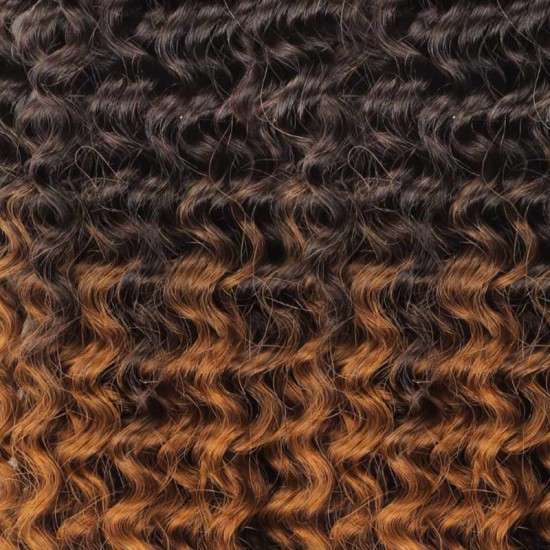 Premium Chinese Hair Small Kinky Curly Virgin Human Crochet Hair Ombre #T2/30 Machine Made Feather Crochet Hairstyles Premium Chinese Hair Small Kinky Curly Virgin Human Crochet Hair Ombre #T2/30 Machine Made Feather Crochet Hairstyles