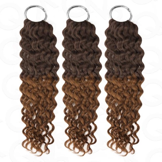 Premium Chinese Hair Water Wave Virgin Human Crochet Hair Ombre #T2/30 Machine Made Feather Crochet Hairstyles Premium Chinese Hair Water Wave Virgin Human Crochet Hair Ombre #T2/30 Machine Made Feather Crochet Hairstyles