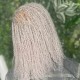 Brazilian Grey Color Remy Hair Afro kinky Bulk Human Hair For Braiding Dreadlock Hair Brazilian Grey Color Remy Hair Afro kinky Bulk Human Hair For Braiding Dreadlock Hair
