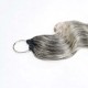 Salt&Pepper Crochet Hair Body Wave Machine Made Feather Human Hair Extension Salt&Pepper Crochet Hair Body Wave Machine Made Feather Human Hair Extension