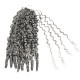 Salt&Pepper Crochet Hair Burmese Curly Machine Made Feather Human Hair Extension Salt&Pepper Crochet Hair Burmese Curly Machine Made Feather Human Hair Extension