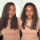 Salt&Pepper Crochet Hair Burmese Curly Machine Made Feather Human Hair Extension Salt&Pepper Crochet Hair Burmese Curly Machine Made Feather Human Hair Extension