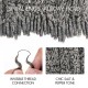 Salt&Pepper Crochet Hair Burmese Curly Machine Made Feather Human Hair Extension Salt&Pepper Crochet Hair Burmese Curly Machine Made Feather Human Hair Extension