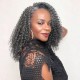 Salt&Pepper Crochet Hair Small Kinky Curly Machine Made Feather Human Hair Extension Salt&Pepper Crochet Hair Small Kinky Curly Machine Made Feather Human Hair Extension