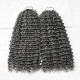 Salt&Pepper Crochet Hair Small Kinky Curly Machine Made Feather Human Hair Extension Salt&Pepper Crochet Hair Small Kinky Curly Machine Made Feather Human Hair Extension