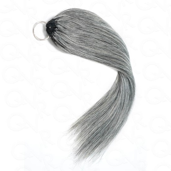 Silk Straight Feather Crochet Human Hair Salt&Pepper Machine Made Crochet Weave Hair Extensions Silk Straight Feather Crochet Human Hair Salt&Pepper Machine Made Crochet Weave Hair Extensions