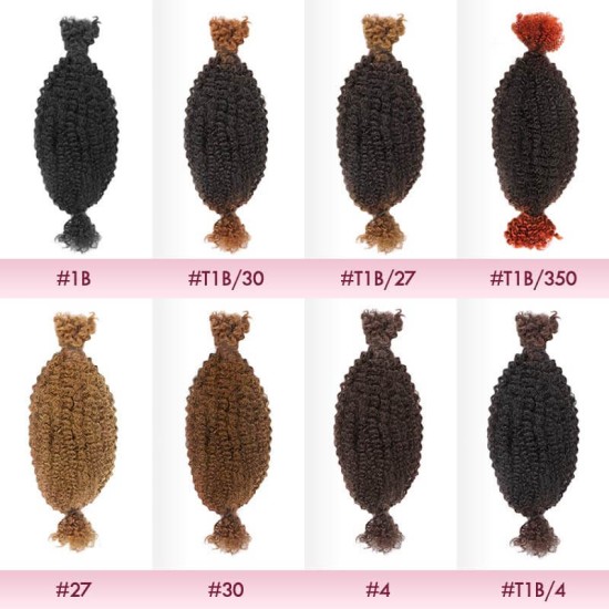 Upgraded Spring Twist Kinky Bulk Natural Black Human hair 4a/3c Extensions Upgraded Spring Twist Kinky Bulk Natural Black Human hair 4a/3c Extensions