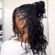 Upgraded Spring Twist Kinky Bulk Natural Black Human hair 4a/3c Extensions Upgraded Spring Twist Kinky Bulk Natural Black Human hair 4a/3c Extensions