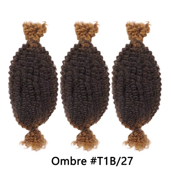 Upgraded Spring Twist Kinky Bulk Natural Black Human hair 4a/3c Extensions Upgraded Spring Twist Kinky Bulk Natural Black Human hair 4a/3c Extensions