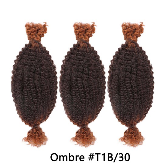 Upgraded Spring Twist Kinky Bulk Natural Black Human hair 4a/3c Extensions Upgraded Spring Twist Kinky Bulk Natural Black Human hair 4a/3c Extensions