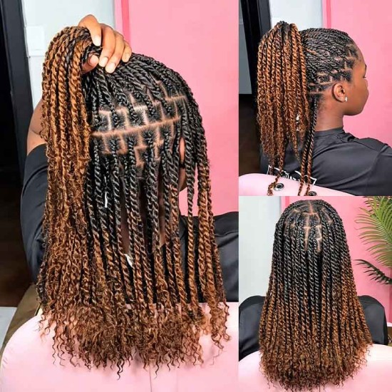 Ombre Afro Kinky Bulk Braids Hair Extensions for Passion Twists & Locs Ombre Afro Kinky Bulk Braids Hair Extensions for Passion Twists & Locs