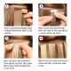 Invisible Straight Tape In Hair Extensions Natural Black Premium Human Hair Invisible Straight Tape In Hair Extensions Natural Black Premium Human Hair