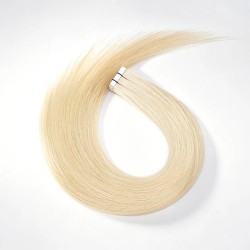 Invisible Straight Tape In Hair Extensions Natural Black Premium #613 Blonde Human Hair Invisible Straight Tape In Hair Extensions Natural Black Premium #613 Blonde Human Hair