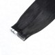 Invisible Straight Tape In Hair Extensions Natural Black Premium Human Hair Invisible Straight Tape In Hair Extensions Natural Black Premium Human Hair