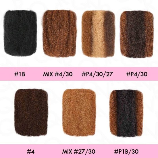 #P4/30/27 Three Colors Afro Kinky Bulk Human Hair For Braiding Dreadlock Hair #P4/30/27 Three Colors Afro Kinky Bulk Human Hair For Braiding Dreadlock Hair