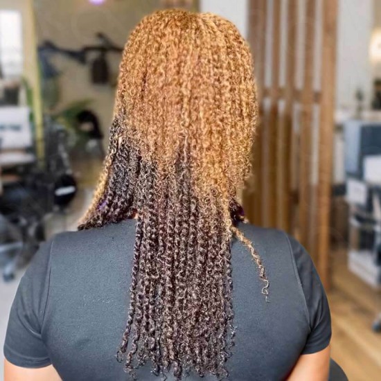 #P4/30/27 Three Colors Afro Kinky Bulk Human Hair For Braiding Dreadlock Hair #P4/30/27 Three Colors Afro Kinky Bulk Human Hair For Braiding Dreadlock Hair