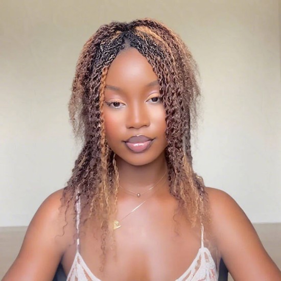 #P4/30/27 Three Colors Afro Kinky Bulk Human Hair For Braiding Dreadlock Hair #P4/30/27 Three Colors Afro Kinky Bulk Human Hair For Braiding Dreadlock Hair