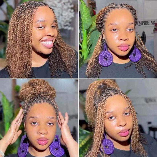 #P4/30/27 Three Colors Afro Kinky Bulk Human Hair For Braiding Dreadlock Hair #P4/30/27 Three Colors Afro Kinky Bulk Human Hair For Braiding Dreadlock Hair