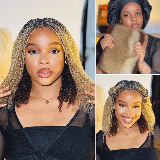 3 In 1 Afro Kinky Bulk Three Colors #32/16/613 Human Hair Extensions For Braiding Dreadlock Hair 3 In 1 Afro Kinky Bulk Three Colors #32/16/613 Human Hair Extensions For Braiding Dreadlock Hair