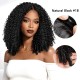 Brown Highlight V Part Wigs Burmese Curly Invisible Lace Edge Human Hair Wig Brown Highlight V Part Wigs Burmese Curly Invisible Lace Edge Human Hair Wig
