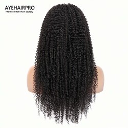 AYEHAIRPRO Kinky Curly Hair Super Virgin Hair Lace Wig AYEHAIRPRO Kinky Curly Hair Super Virgin Hair Lace Wig