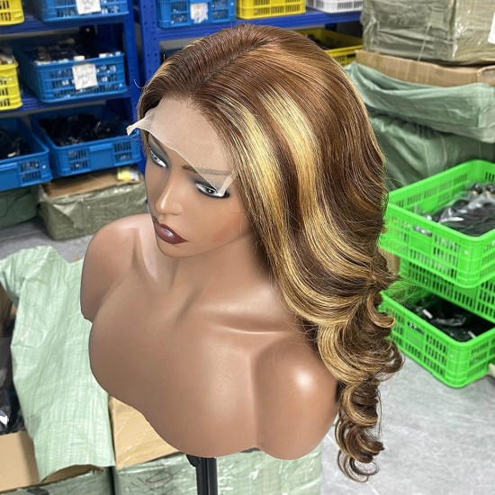 AYEHAIRPRO #4/27 Loose Wave Hair Super Virgin Hair Lace Wig AYEHAIRPRO #4/27 Loose Wave Hair Super Virgin Hair Lace Wig
