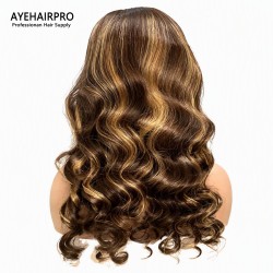 AYEHAIRPRO #4/27 Loose Wave Hair Super Virgin Hair Lace Wig AYEHAIRPRO #4/27 Loose Wave Hair Super Virgin Hair Lace Wig