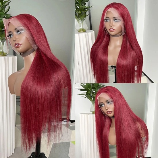 AYEHAIRPRO #99J Straight Hair Super Virgin Hair Lace Wig AYEHAIRPRO #99J Straight Hair Super Virgin Hair Lace Wig