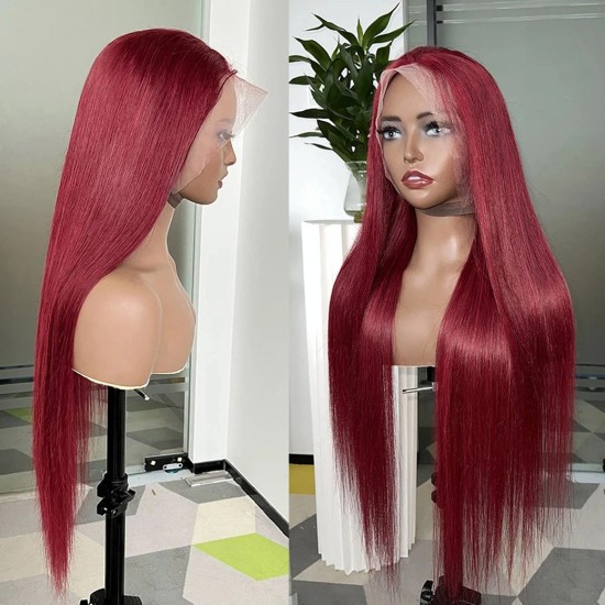 AYEHAIRPRO #99J Straight Hair Super Virgin Hair Lace Wig AYEHAIRPRO #99J Straight Hair Super Virgin Hair Lace Wig